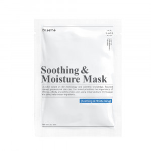 Dr.Esthe / Восстановление Soothing & Moisture Mask (30ml x 5 sheets) - Успокаивающая и увлажняющая маска 1 набор